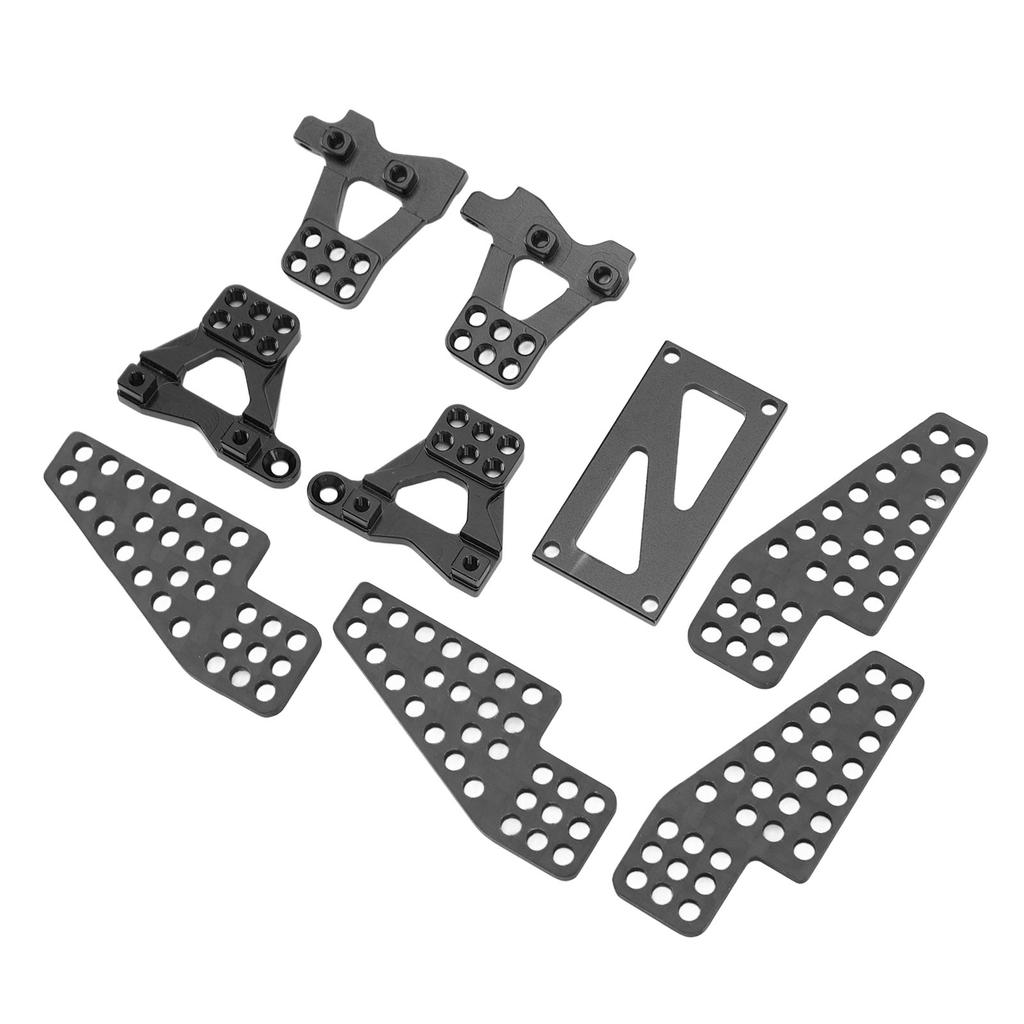 5pcs RC Damper Mount Stand Upgrade Aluminum Alloy Carbon Fiber Shock Damper Bracket for 118 RC