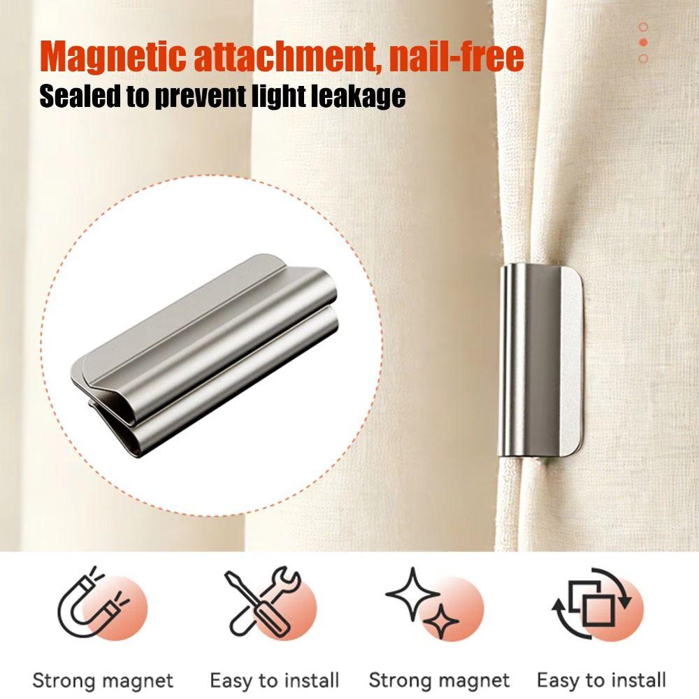 Clip Magnetiche per Tende Riutilizzabili Fermatende Clip Oscuranti Stanza del Dormitorio