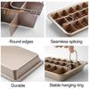Brownie Pan with Removable Dividers Rectangle Food Grade Stainless Steel Chocolate Cake Muffin Baking Tray Sheet Cutter Bakeware