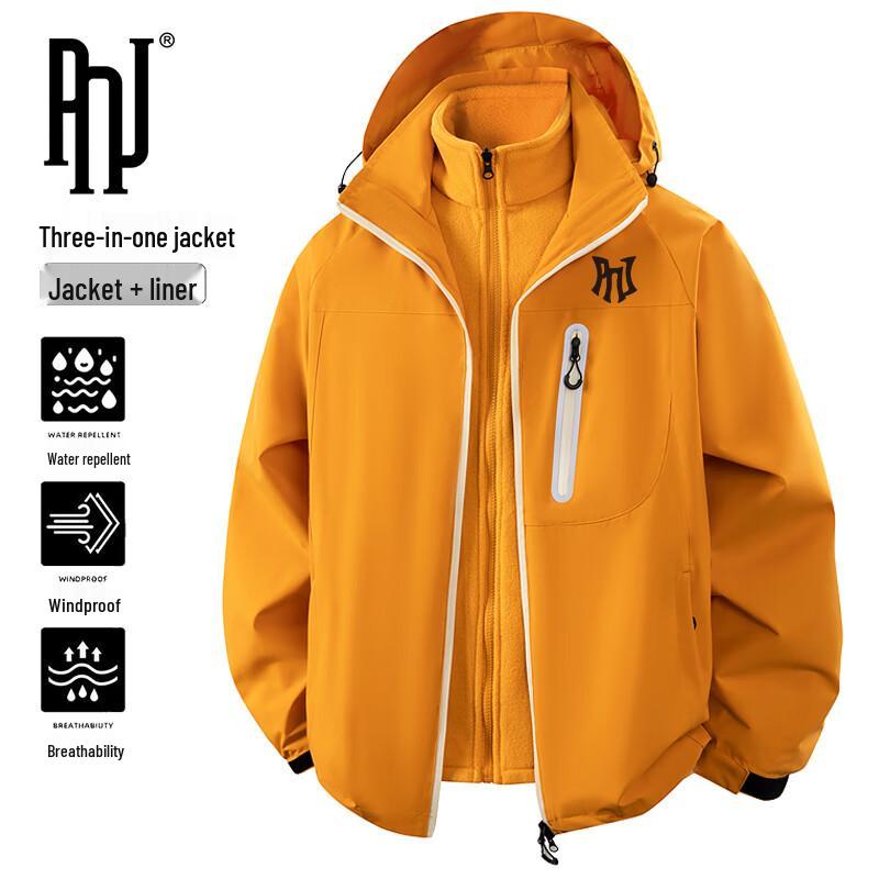 

PNJ Men s 3-in-1 Outdoor Mountaineering Jacket 2XL