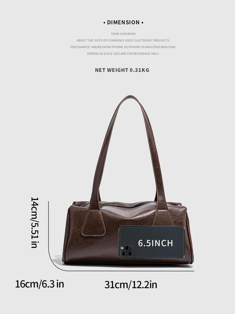 2026 Women's Spring/Summer Korean Baguette Bag: Versatile Retro Shoulder Bag for Casual Commute