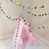 2M Felt Ball Garland Pompom String Ornaments For Boho Home Bedroom Decor Baby Shower Birthday Christmas Wall Decor