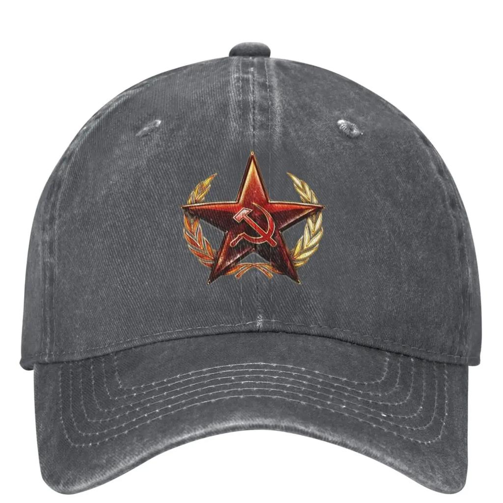 Russian Military Badge Casual Baseball Cap Spring Trucker Hat Sunscreen Outdoor Gym Hip Hop Hats Men Women Funny Baseball Caps