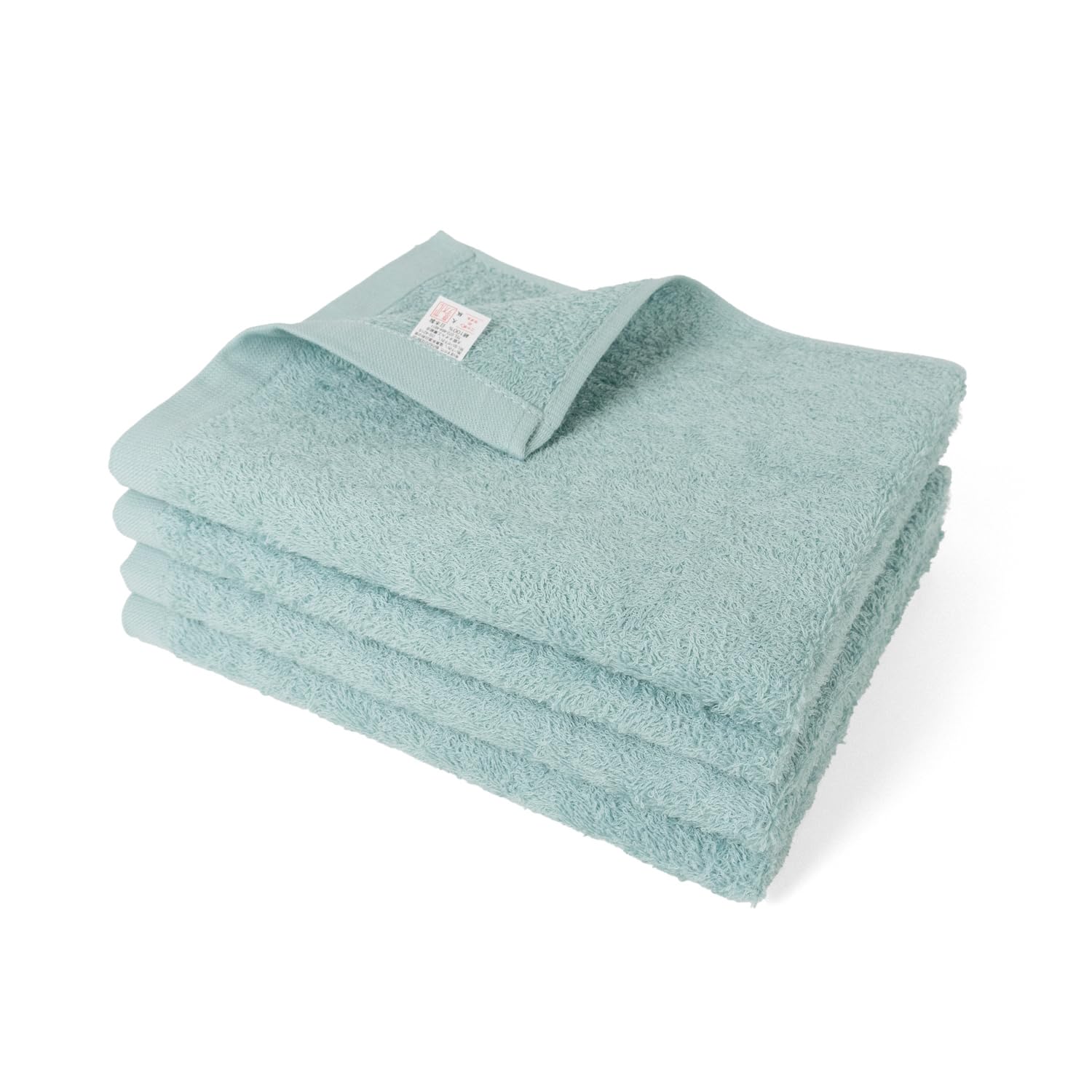 

oruTa Senshu Set of 4 Face Commercial Made in Indoor Easy Daily 34 x 85 Blue Towels, Towels, Thin, Quick-Drying Cotton, Sanmaru, Use, Japan, Drying, синий