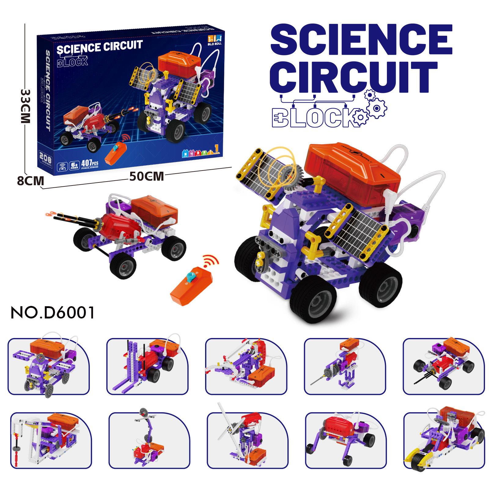 

Children s 3D Building Blocks: Sound and Light Physics Experiment Toy
