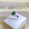 European and American Emerald Zircon Women's Rings  Creative Hand Accessories and Gifts