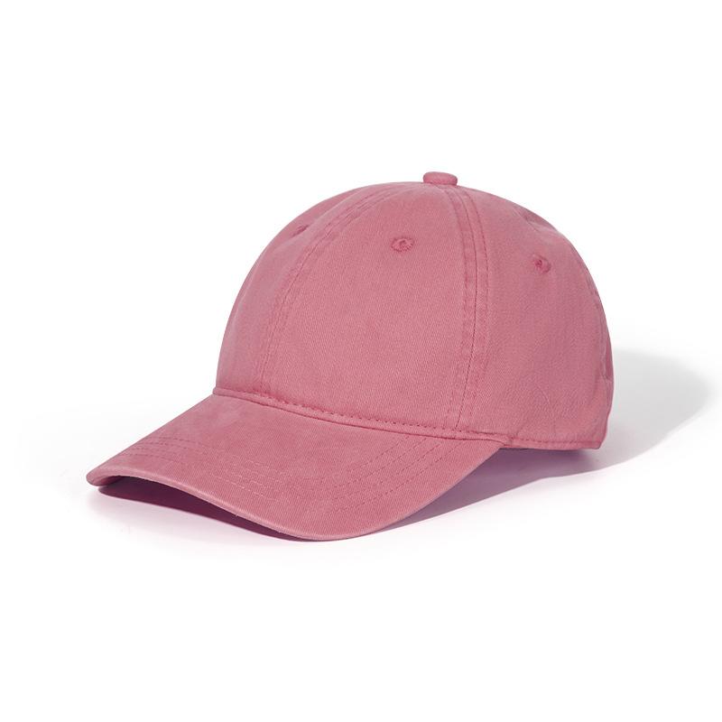 Bare baseball hat printed pure cotton washed cap sunscreen sun hat custom