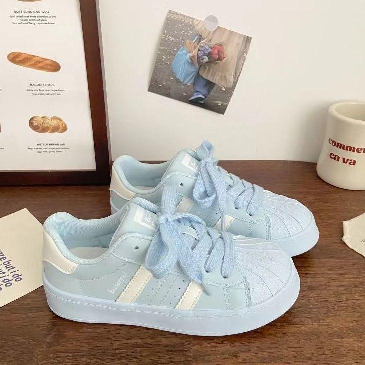 Shell Head Casual Student Board Shoes Spring New White Campus Style Versatile Niche Shoes