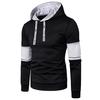 Men's Autumn Winter Patchwork Sweatshirt Top Pants Sets Sport Suit Tracksuit