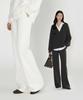 Beoteunseoul [Women'S] Slim Line Stretch Wide Elastic Waist Pants (2 Colors)