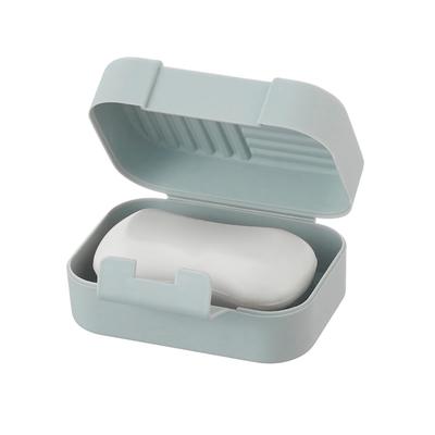 3 Pezzi Porta Sapone Custodia da Viaggio Porta Sapone da Viaggio con Coperchio Blu & Rosa & Verde Scatola per Sapone Porta Saponetta da Viaggio Porta Sapone da Viaggio