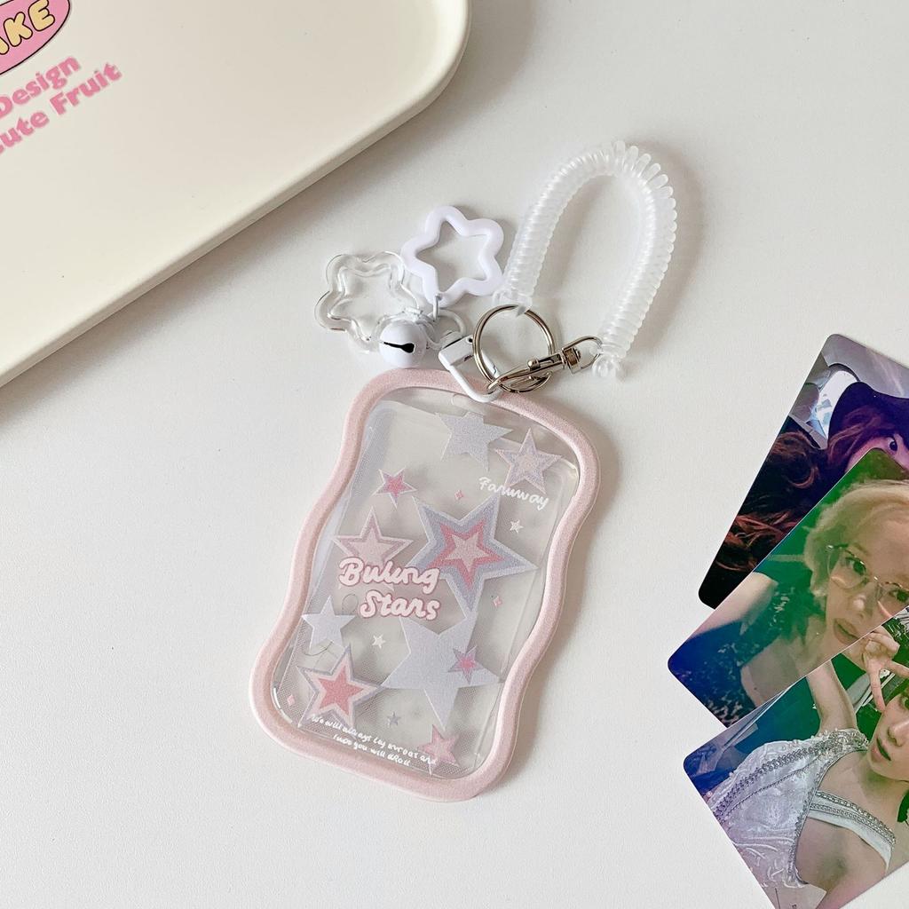 K-Pop DIY Fotoalben Fotokartenhülle Fotokartenschutzhülle Karten Fotoalbum Tasche Anhänger Schlüsselanhänger Hülle Zubehör