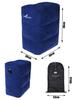 Footrest for Airplane Foot Air Foot Pillow Foot Travel Economy Class Syndrome No Pump Storage Bag VanFn Airplanes, Rest, Ottoman, Cushion, Car,
