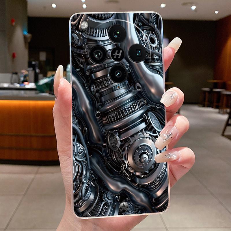 For OPPO Find X8 Pro Ultra Casing Luxury Dragon Cute Cool Boys Girls Pattern Transparent Soft TPU Silicone Phone Case Back Cover