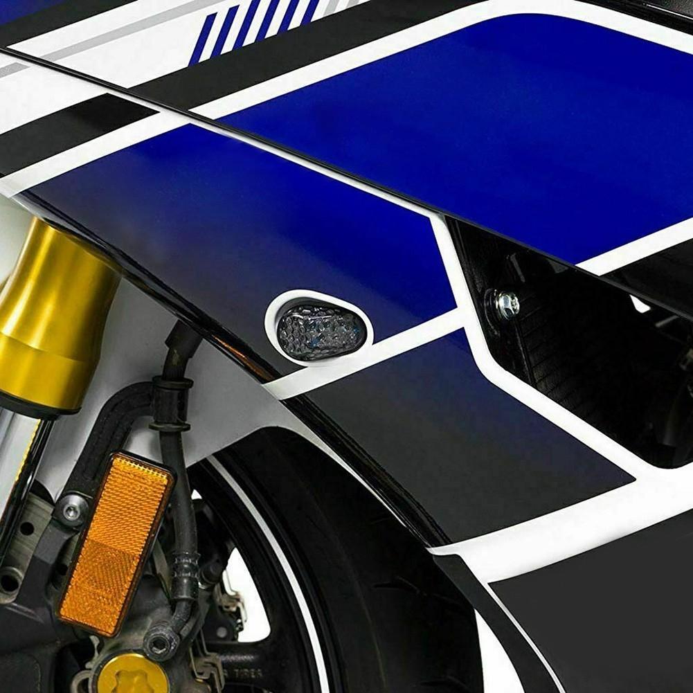 Smoke Lens Motorcycle Turn Signal Lights Waterproof 12 V