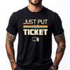 Just Put In A Ticket Fun Computer Help Desk It Tech Mens Shirts Graphic Tee Mens Custom T Shirt Casual