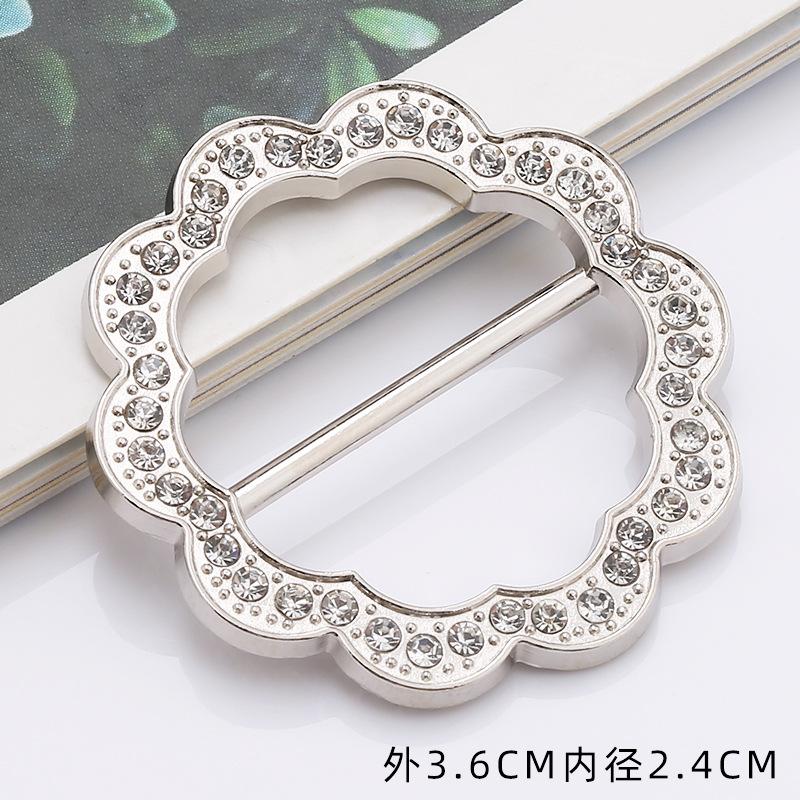 Multifunctional Dress Hem Scarf Brooch Pin Decorative Clips for Women's Clothing