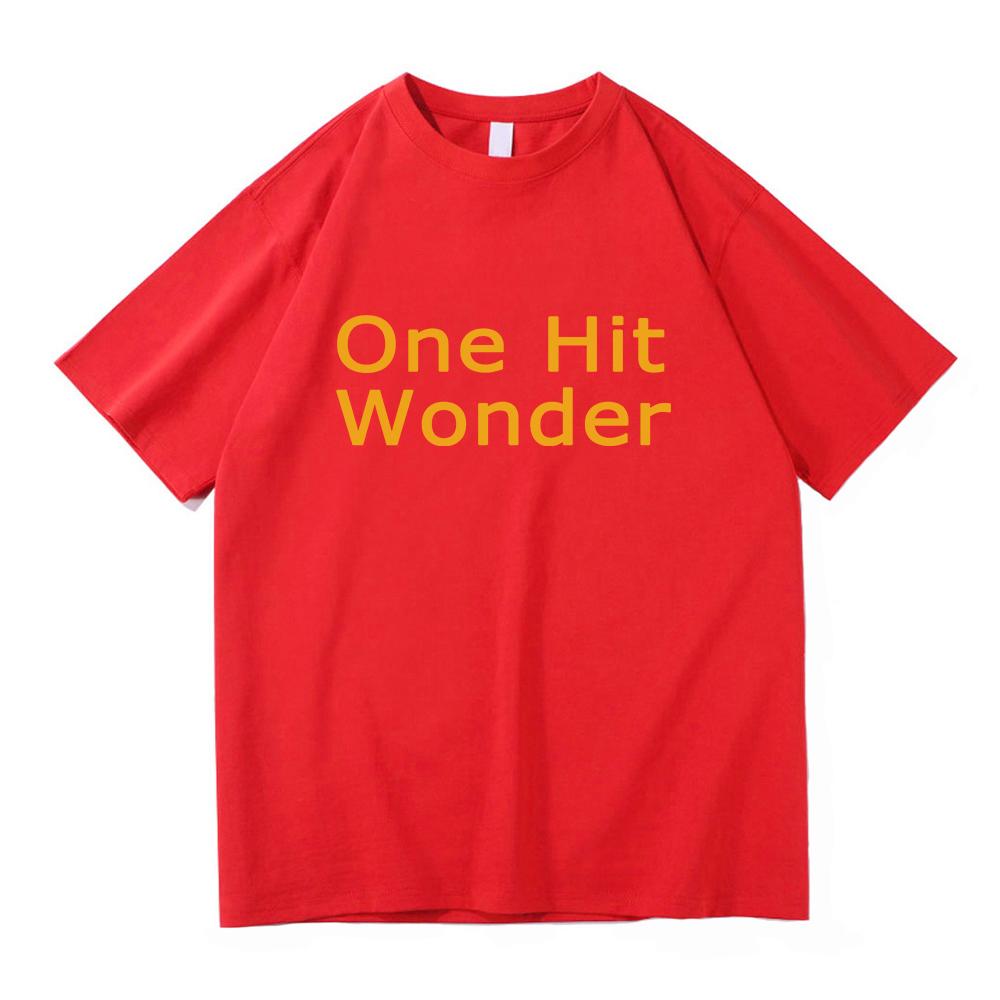 Benson Boone ONE HIT WONDER Camiseta Misma Ropa Hombre/mujer Ropa Vintage Harajuku Camisetas de Alta Calidad para Amante