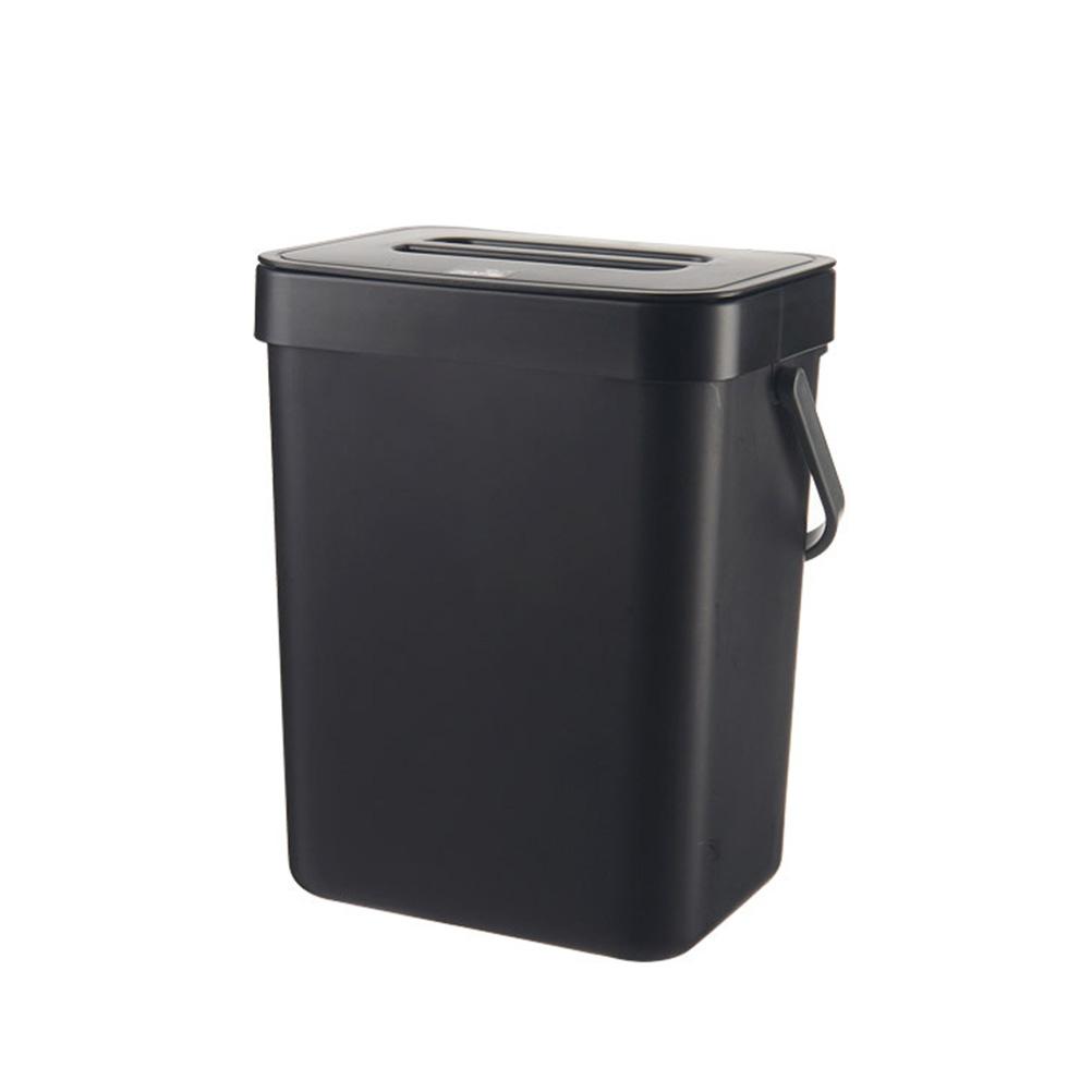 Small Kitchen Compost Bin 3L Kitchen Waste Bin Household Countertop Container with Lid for Rubbish Composter