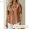 JPNTKY Women's Fashion Casual Short Sleeve V-Neck  Blouses & Shirts