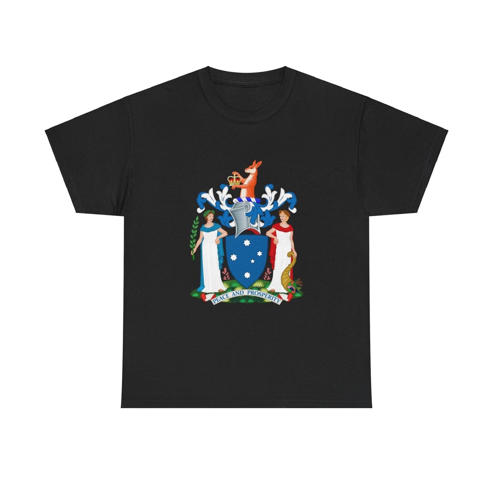 Coat of Arms of Victoria - T shirt 2XL