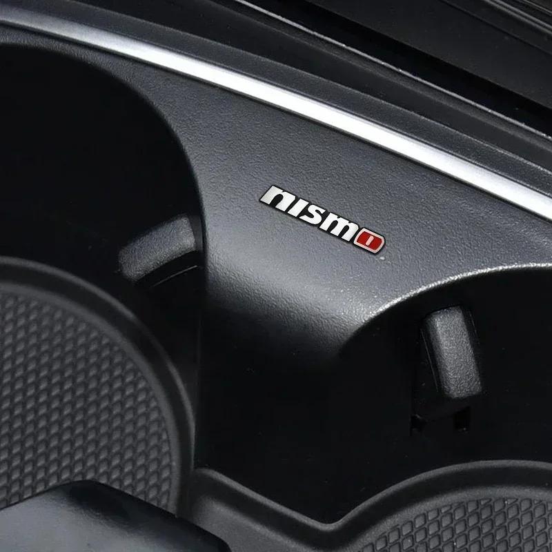 Car Badge Interior Decals for Nissan Nismo Logo Qashqai J11 J12 Teana Altima Ariya Juke Murano Micra Kicks X-trail T32 T31