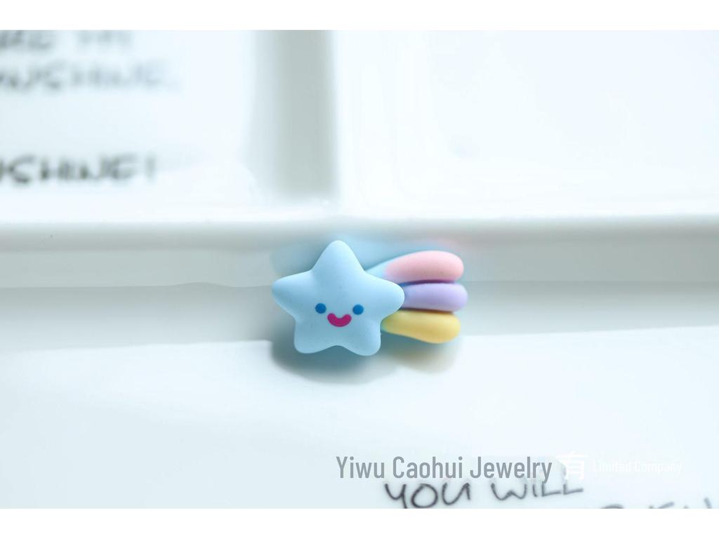 Cartoon Resin Jewelry: Ice Cream & Butterfly Hair Accessories DIY Materials