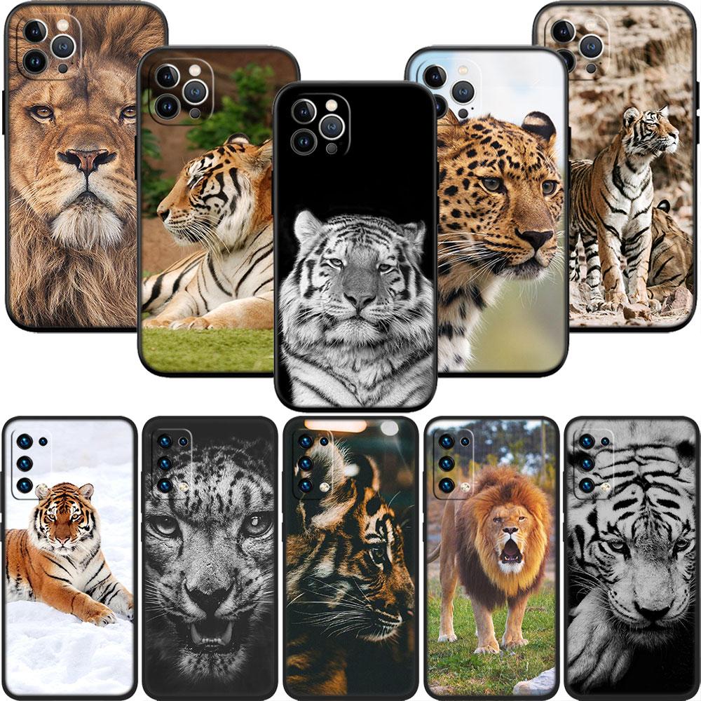 BF111 tiger lion leopard Soft Shell Phone Case for Xiaomi Xiaomi Poco M4 M5 M6 M7 X3 X6 X7 F8 Ultra Pro GT NFC