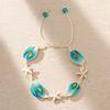 Turquoise Shell Rope Necklaces Originality Shell Braided Rope Beach Jewelry Gift Starfish Turtle Choker