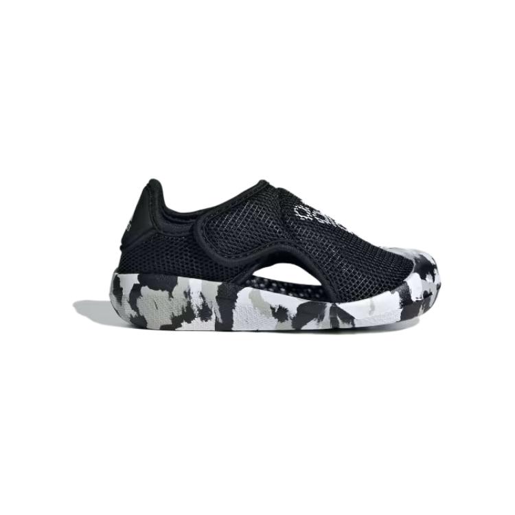 Adidas Comfortable Casual Breathable Low-Top Walking Shoes Baby Shoes Black White ID7858