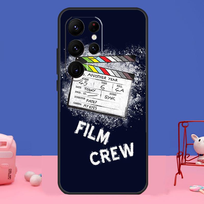 Film Clapperboard Case For Samsung Galaxy S23 S24 Ultra S21 S22 Plus Note 20 Note 10 S8 S9 S10 S20 FE Cover