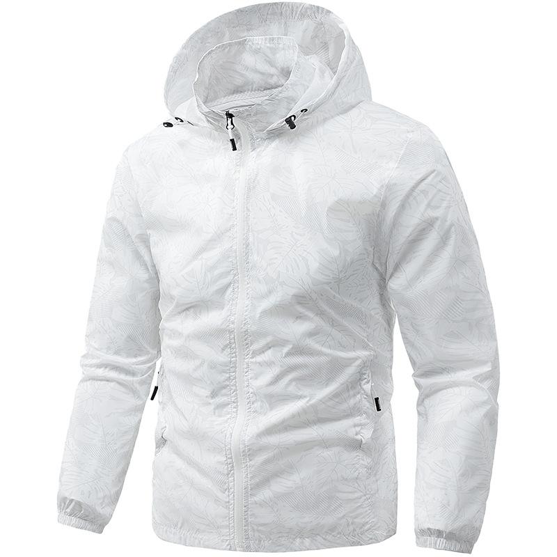 

Новая летняя одежда для защиты от солнца, мужская одежда для кожи, куртка с капюшоном, мужской костюм для рыбалки и занятий спортом на открытом воздухе 5XL