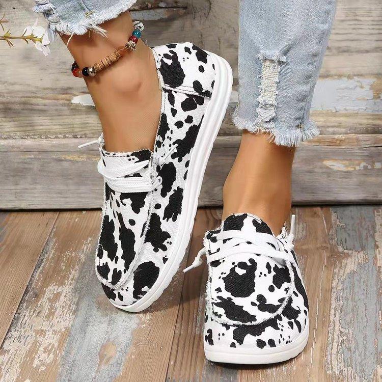 Foreign trade 2025 spring new European and American large-size casual shoes, light, comfortable and versatile trendy women's shoes
