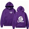 Autumn Men's Women's Hoodies Cookies Letter Printing Unisex Fashion Pullover Long Sleeves Loose Casual Vintage Sweatshirts
