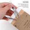50Pcs Disposable Self Sealing Cleaning Pouch Dry Heat Autoclave Disinfection Kraft Paper Bags 100mm x 200mm