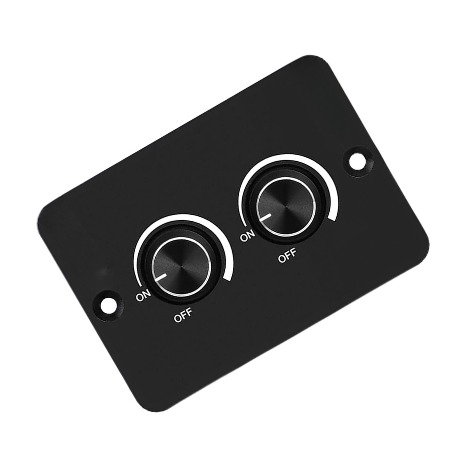 

Двойной поворотный светодиодный диммер 12 В 60 Вт с ШИМ-управлением и бесшумной работой, пластиковый инструмент для диммирования светодиодов для освещения автомобиля, фургона