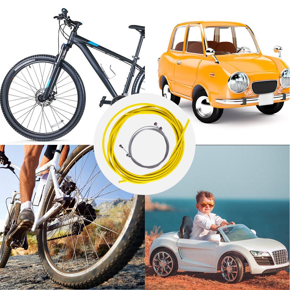 Set Carcasă Cablu Schimbător Frână Bicicletă Kituri Tub Linie Frână Accesorii Ciclism(galben)
