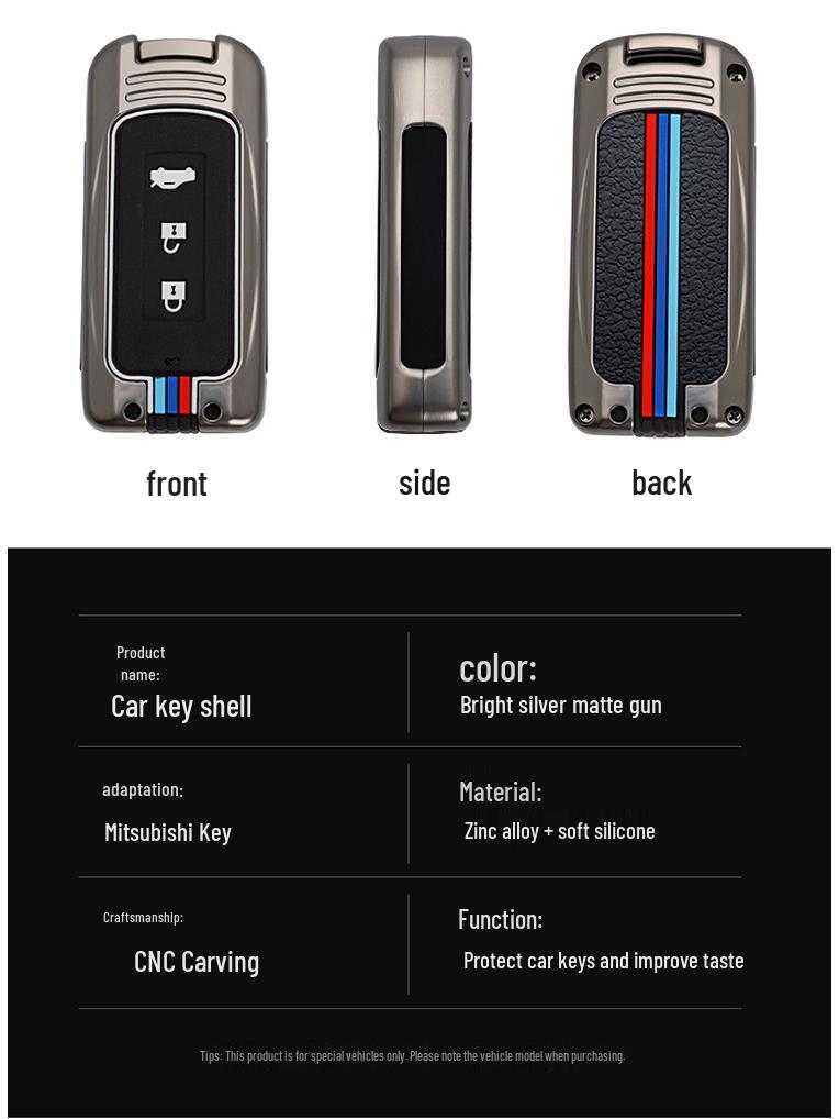 Mitsubishi Outlander Key Case for 10-21 Models: ASX, Eclipse Cross, Lancer, Pajero