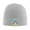 I Did The Math The Answer Is Penguin Funny Mathematician Knitted Cap Bonnet Hat Autumn Winter Beanies Hats for Men Women Adult