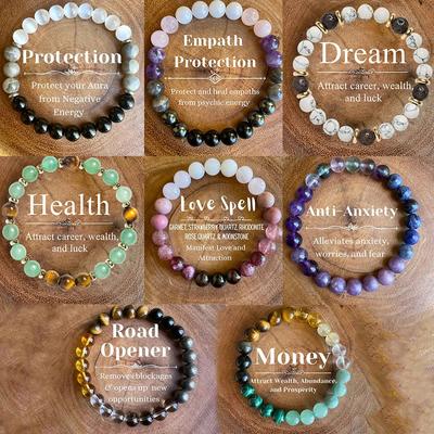 Fashionable Natural Stone Beaded Bracelet Advanced Handmade Texture Bracelets Birthday Party Jewelry Accessories Gift