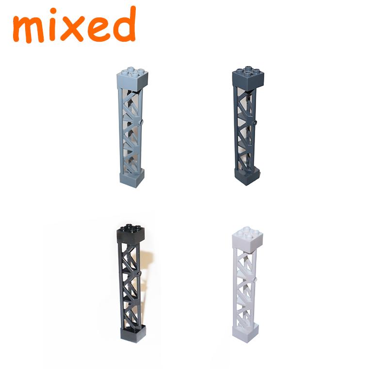 Non-Toxic Fence City Accessories Building Block Moc Part Railing Stair Barrier Ladder Guard Bar Castle Garden Farm Military Assemble Brick