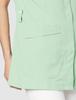 Zipper Club Pastel Color Back Belt Medical Beauty Esthetics Dental Pediatrics Clinic Uniform MK0063 Green L [Michelle Cran] Women's