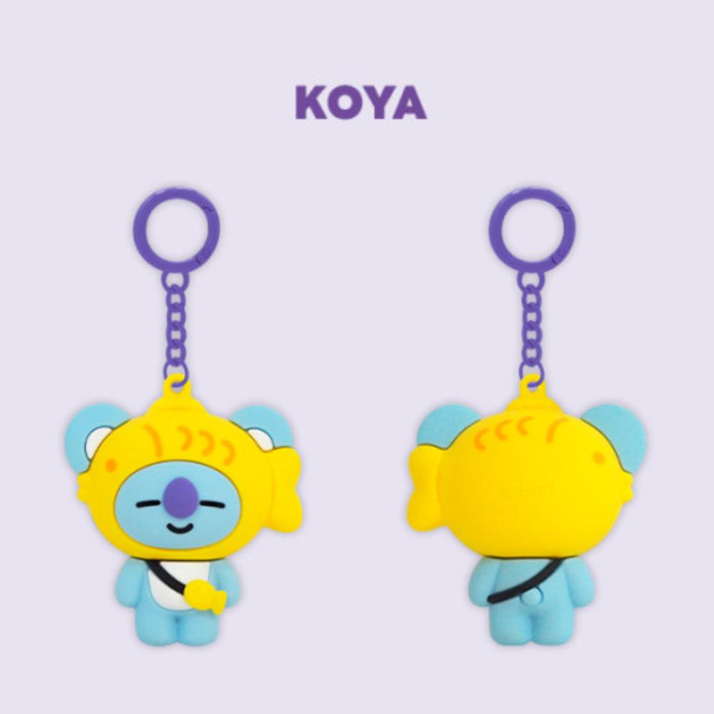BT21 STREET FOOD FIGURE KEYRING_KOYA ,Official, Original, Authentic, KPOP