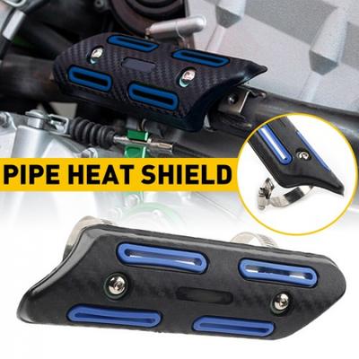 Blue Pipe Heat Shield Guard Cover For 2005- CRF450R Honda 2002- CRF450X