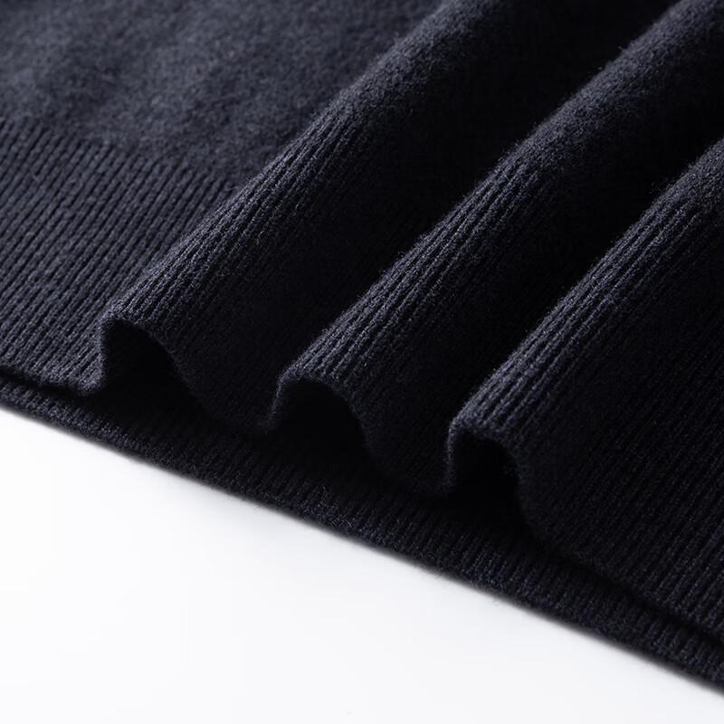 Di Binze Men's Plus Size 100% Merino Wool Crew Neck Sweater