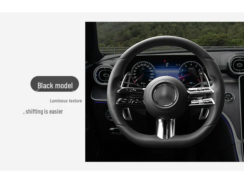 T-Carbon True Carbon Fiber Shift Paddles for Mercedes E-Class: 22 E63AMG, 21 E53E63