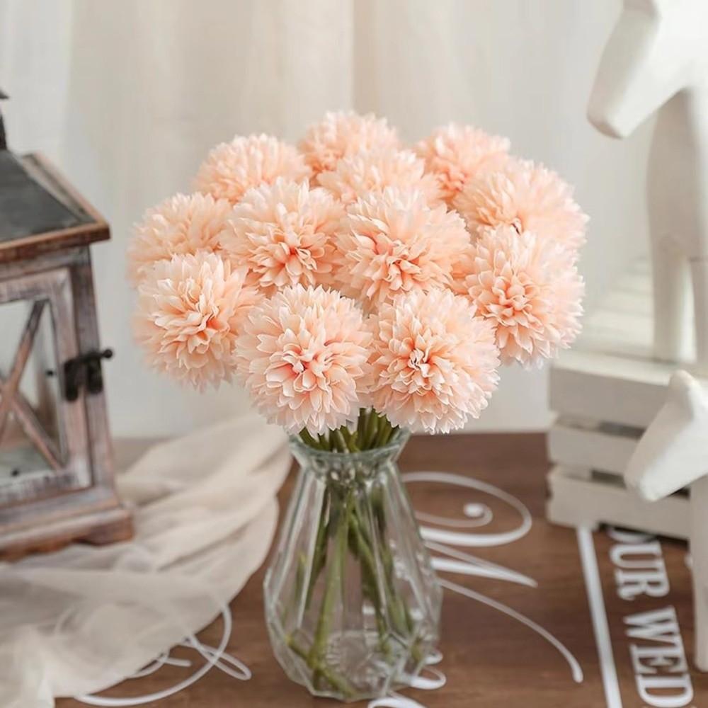 Dyed Edged Hydrangea DIY Floral Materials Simulation Flowers Fake Flower Ball  Photography Props
