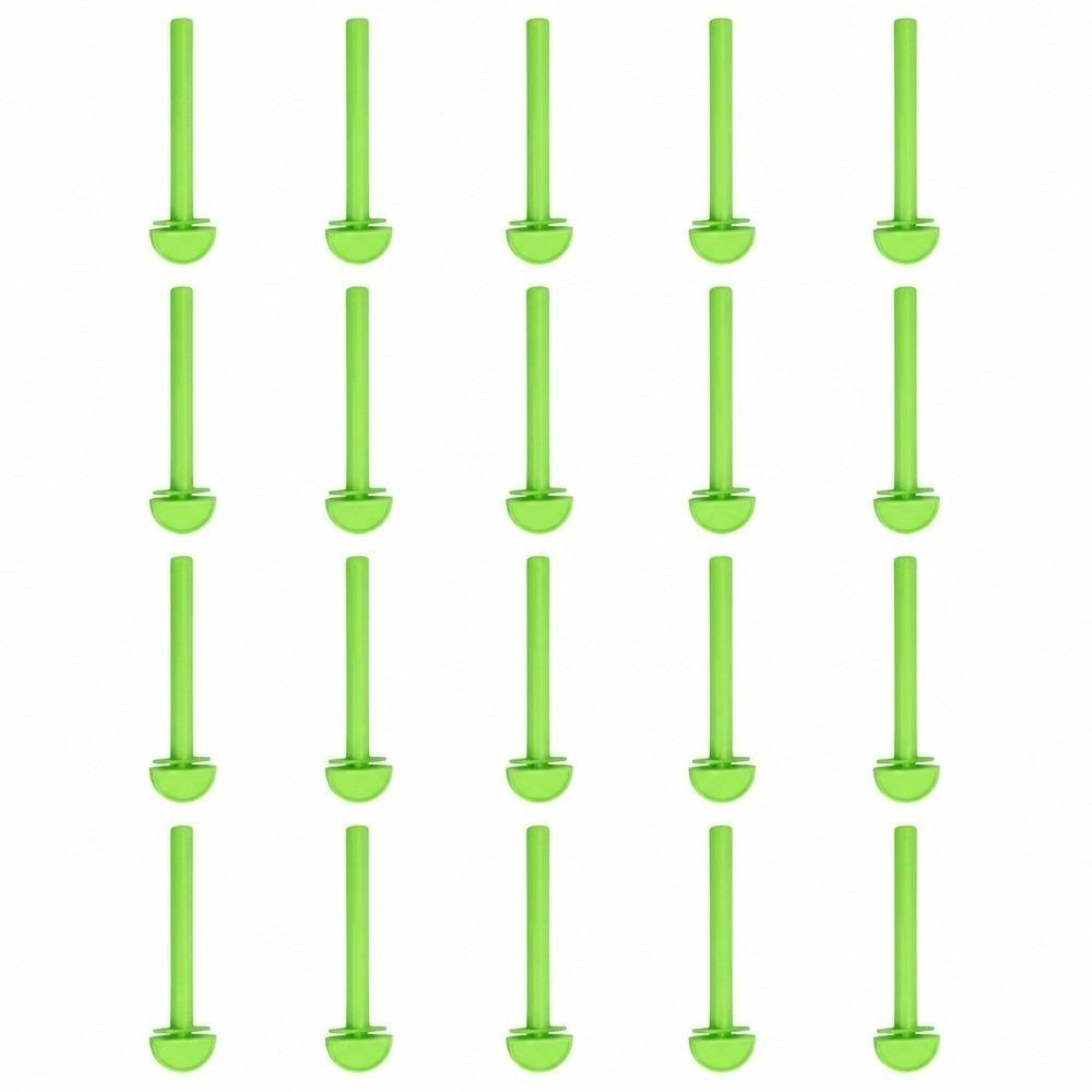 20pcs Universal Fit Plastic Perch Holders Standing Design Bird Cage Accessories For Parrots