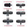 2/3/4/6-way Reducing Connectors 8/11mm To 4/7mm 3/5mm Hose Water Splitter Garden Orchard Drip Irrigation Locked Joint 2/10/20Pcs