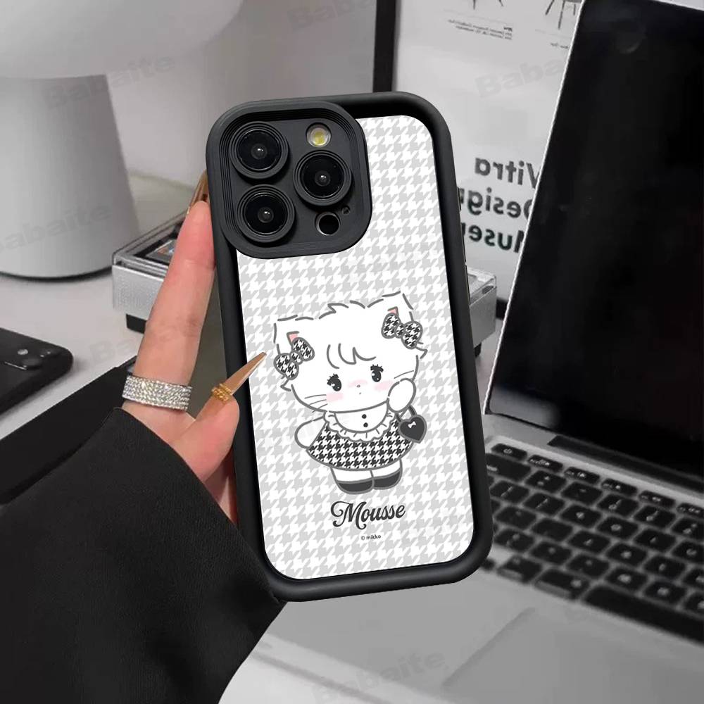 

Phone Case Cartoon M-mikko C-characters for iPhone 17 16e 16 15 14 13 12 11 Air Pro Max Mini XR XS X 7 Plus Soft TPU Back Cover iPhone 11